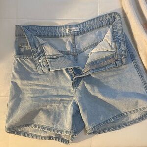 Zara Light Blue Jean Shorts